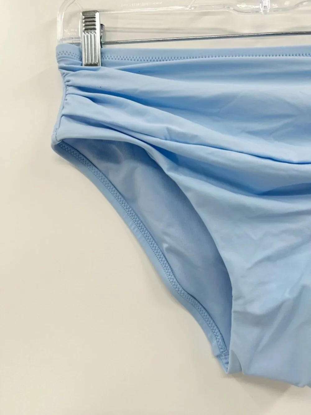 NEW Shade & Shore Full Coverage Hipster Bikini Bottom - Light Blue - Size M